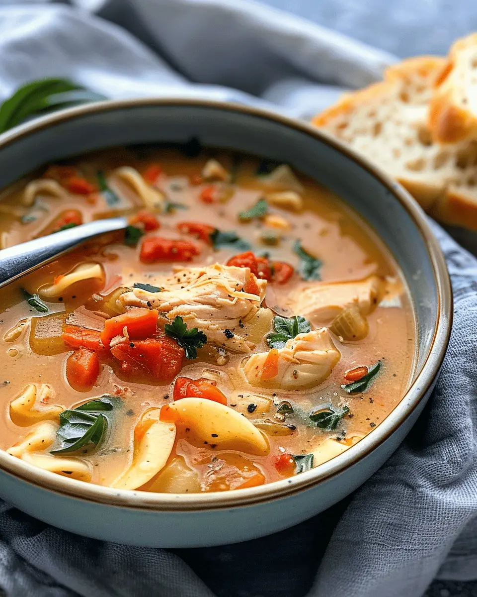 Marry Me Chicken Soup: Indulgent Comfort with Turkey Bacon