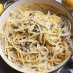 Creamy Lemon Caper Pasta
