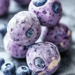 Blueberry Cheesecake Protein Bites