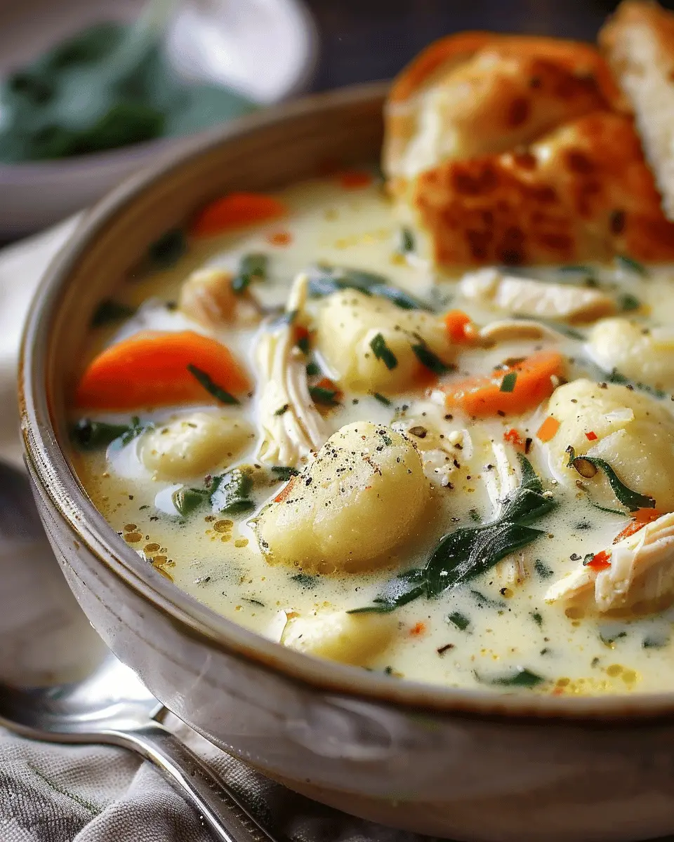 Olive Garden Chicken Gnocchi Soup: Best Comfort Food Recipe