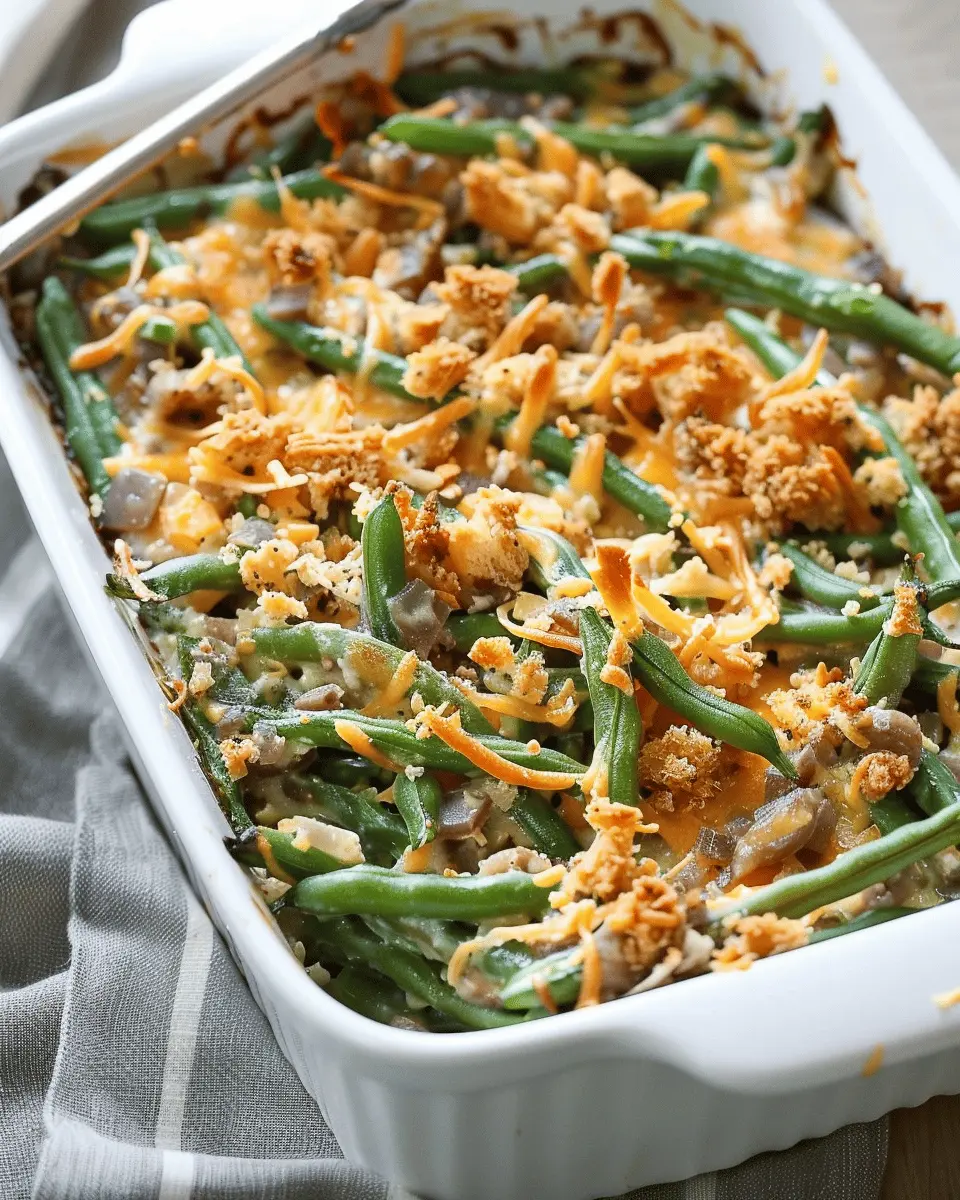 Green Bean Casserole with Turkey Bacon: A Heartwarming Twist