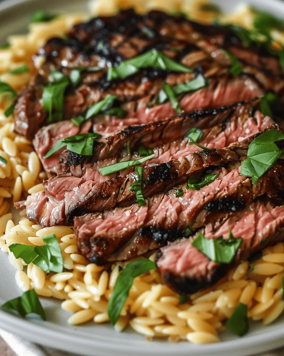 Flank Steak with Creamy Orzo: The Best Comfort Food Recipe