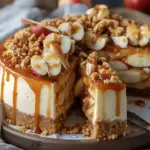 Salted Caramel Apple Pie Cheesecake Recipe