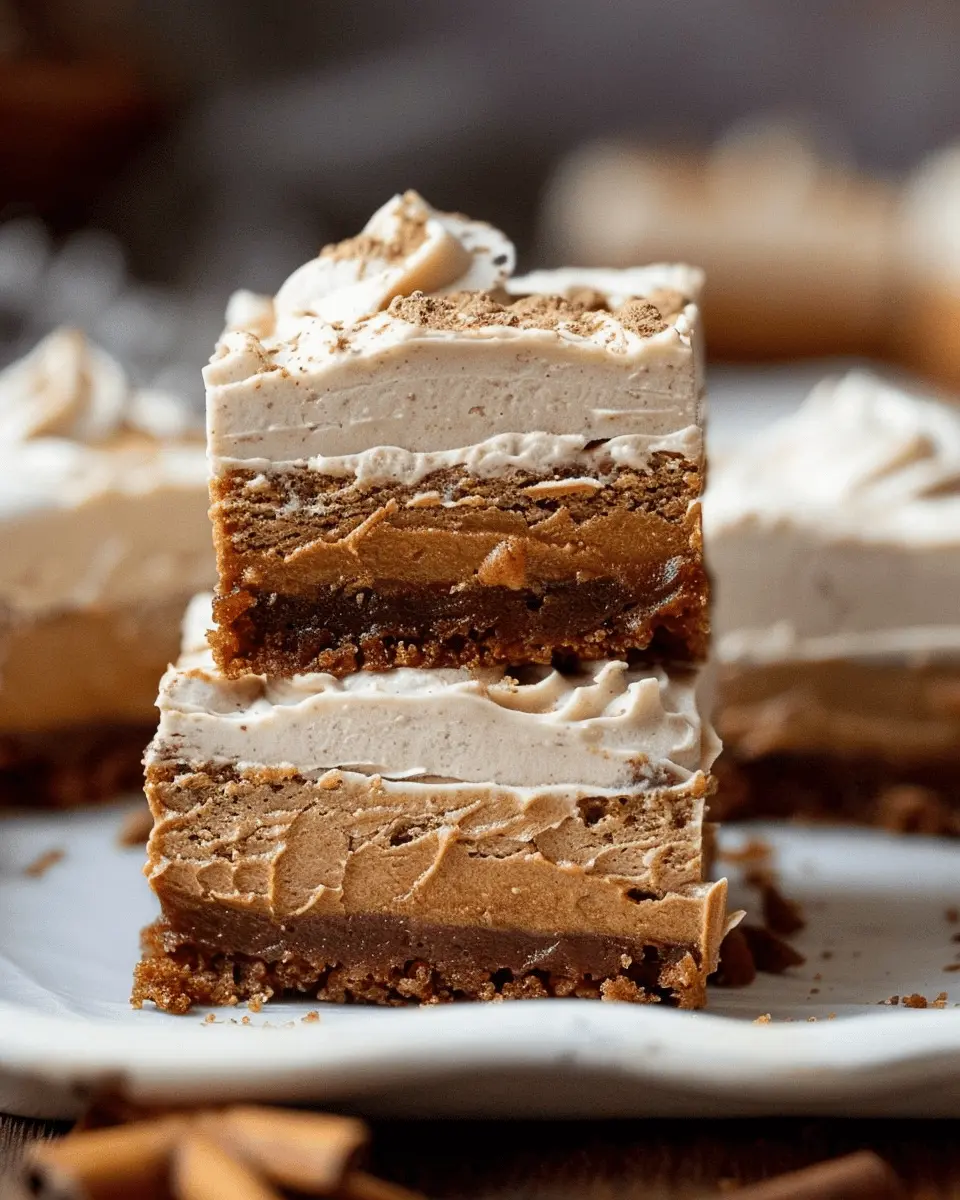 Frosted Gingerbread Brownies: The Best Festive Treat to Bake