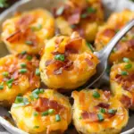 Cheesy Crispy Baked Potato Bites Recipe