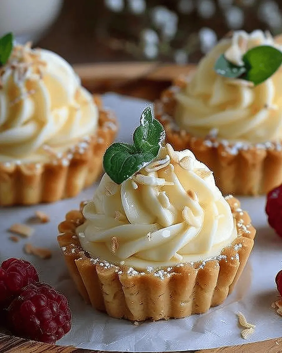 Elegant White Chocolate Mousse Tartlets: Indulgent Delight at Home
