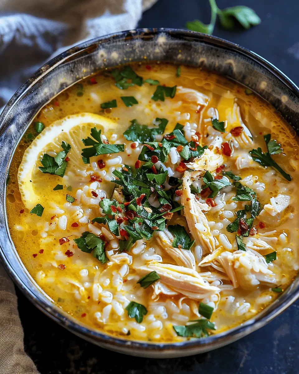 Lemon Ginger Turmeric Chicken and Rice Soup: A Healthy Comfort Meal