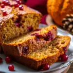 Cranberry Orange Pumpkin Morning Bread