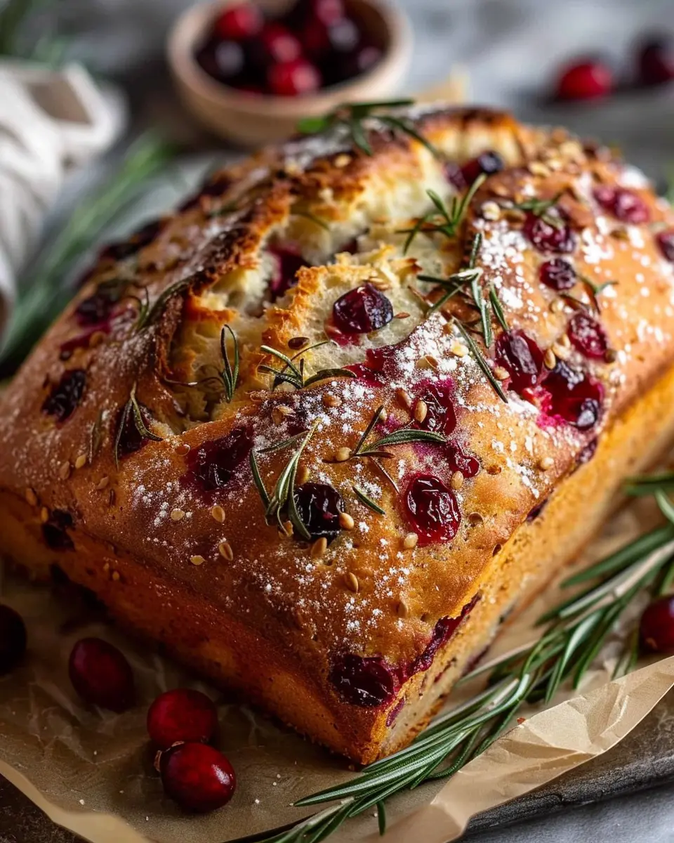 Cranberry Rosemary Artisan Loaf: Your Best Homemade Delight