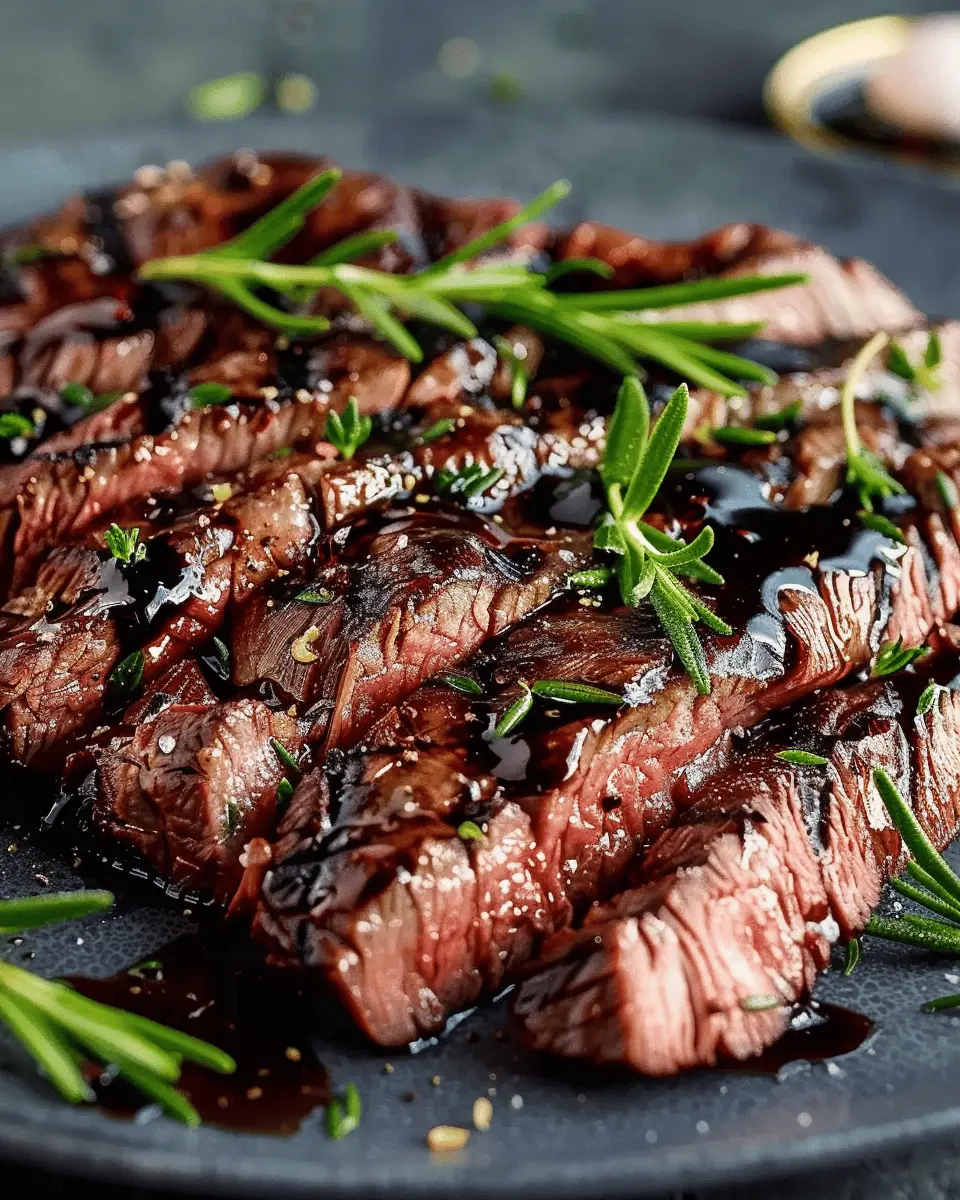Balsamic Flank Steak