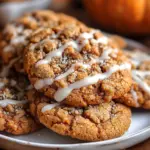 Chewy Pumpkin Coffee Cake Cookies