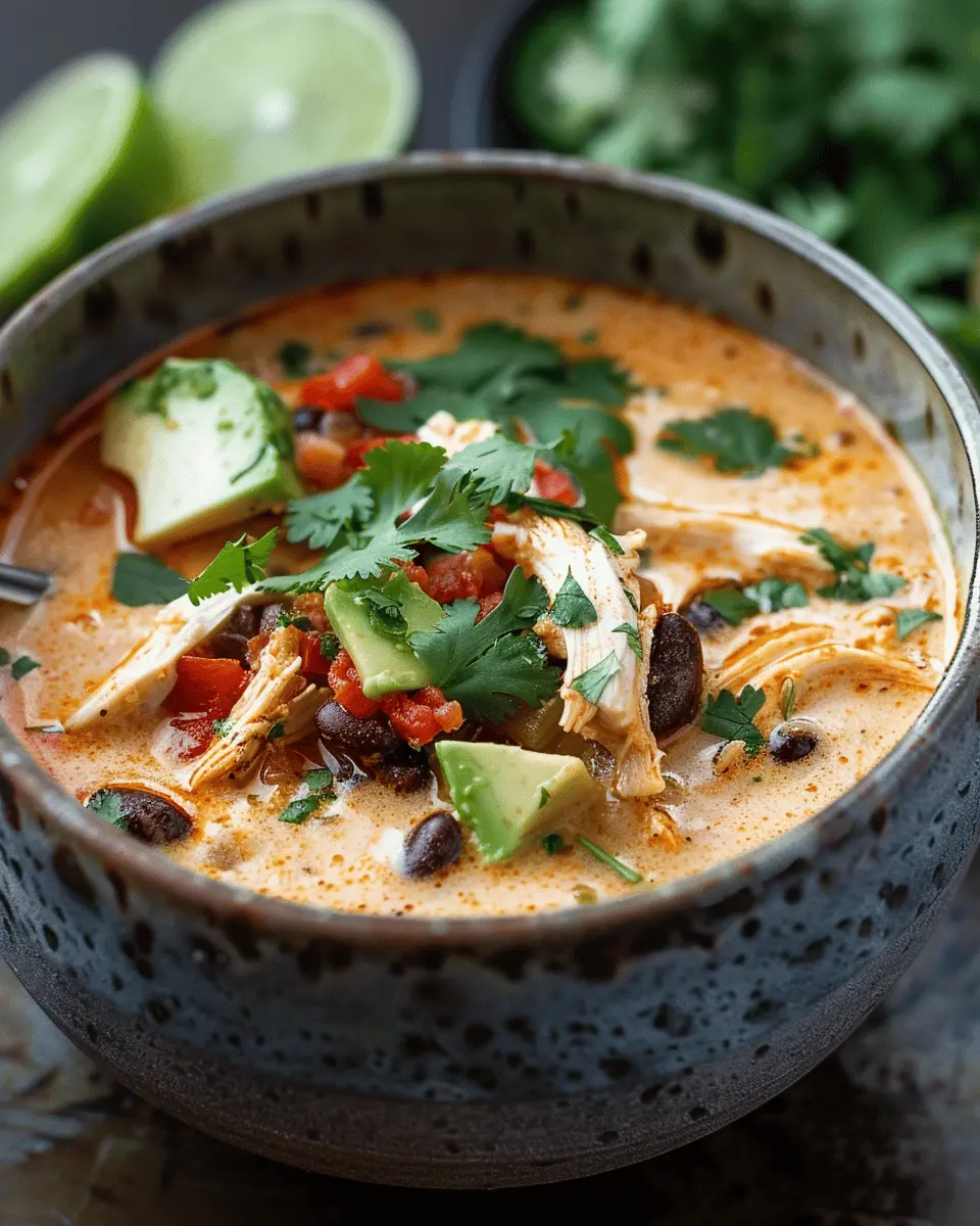 Creamy Chicken Enchilada Soup: A Cozy, Indulgent Delight