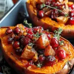 Indulge in Cranberry Apple Twice-Baked Sweet Potatoes This Fall