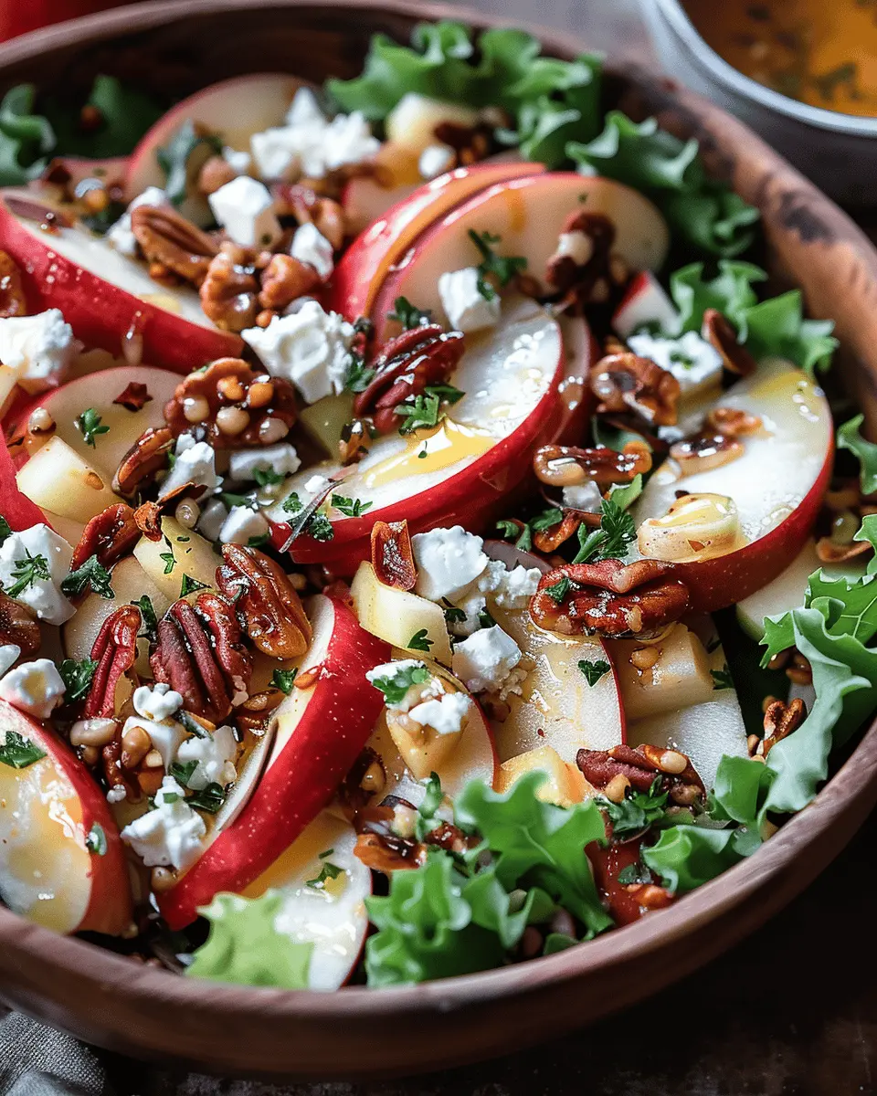 Autumn Harvest Honeycrisp Apple and Feta Salad: A Fresh Delight