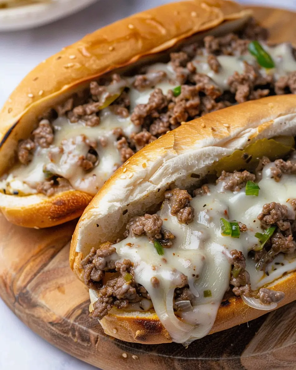 30-Minute Ground Beef Philly Cheesesteak: Easy & Delicious Twist