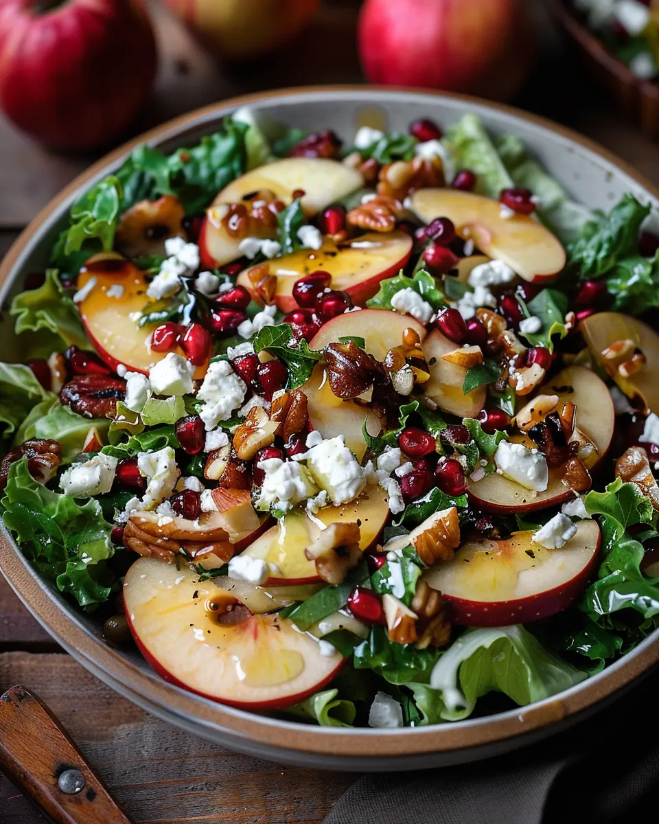 Autumn Harvest Honeycrisp Apple and Feta Salad: A Fresh Delight