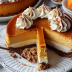 Spiced Autumn Pumpkin Cheesecake