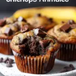 Chocolate Chunk Banana Muffins