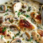 Comforting Rotisserie Chicken and Mushroom Soup