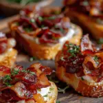 Million Dollar Bacon Crostini