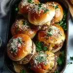 Garlic Parmesan Cheeseburger Bombs