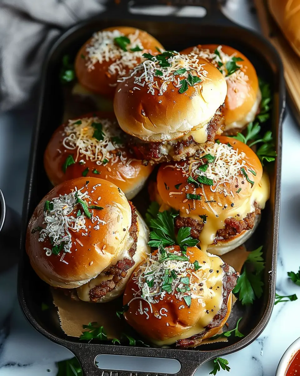 Garlic Parmesan Cheeseburger Bombs: Easy Turkey Bacon Delight
