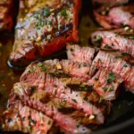 Garlic Butter Skillet Flank Steak Oven Recipe