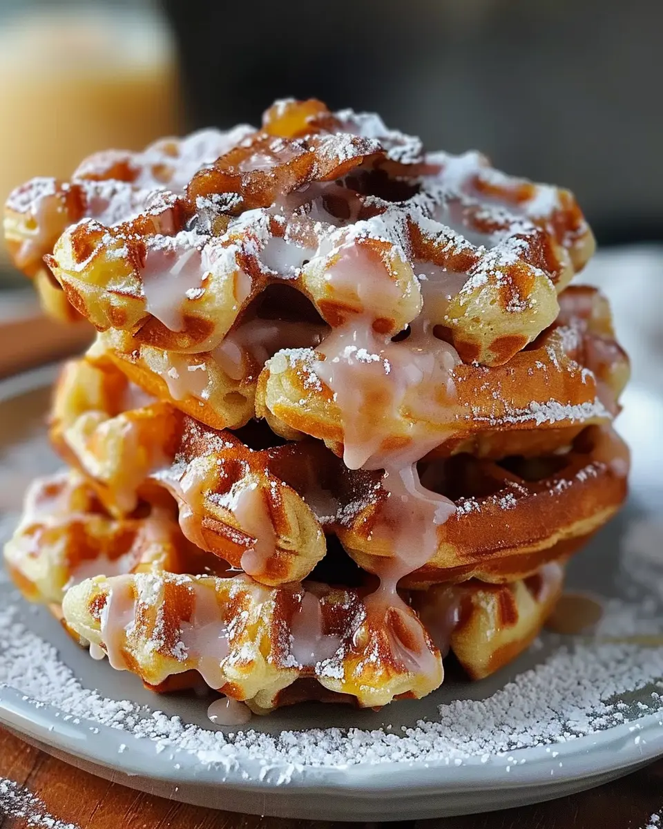 Apple Fritter Waffle Donuts: Indulgent Morning Bliss at Home