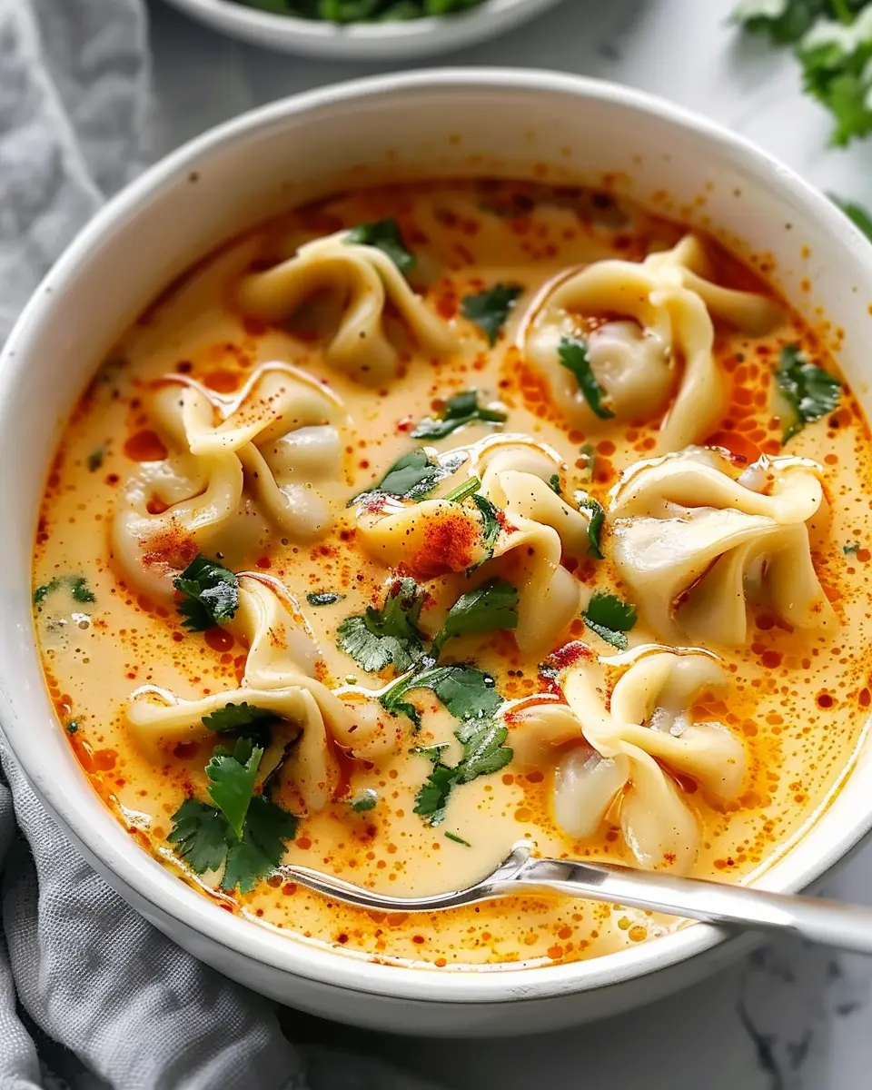 Easy Thai Coconut Curry Dumpling Soup for a Cozy Night In