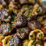 One-Pan Cowboy Butter Tortellini Steak Bites Recipe
