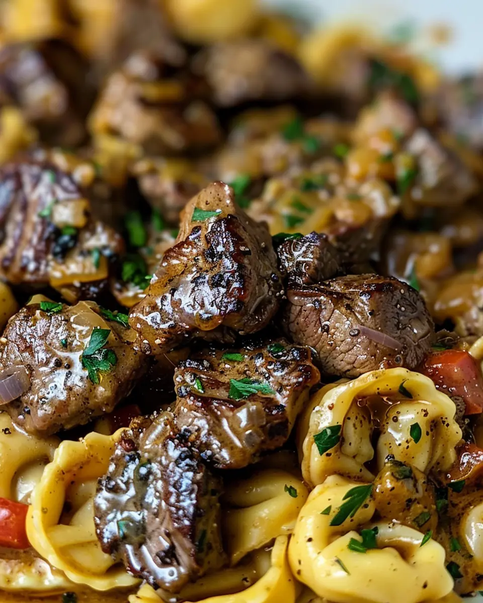One-Pan Cowboy Butter Tortellini Steak Bites: Easy &amp; Flavorful Dinner