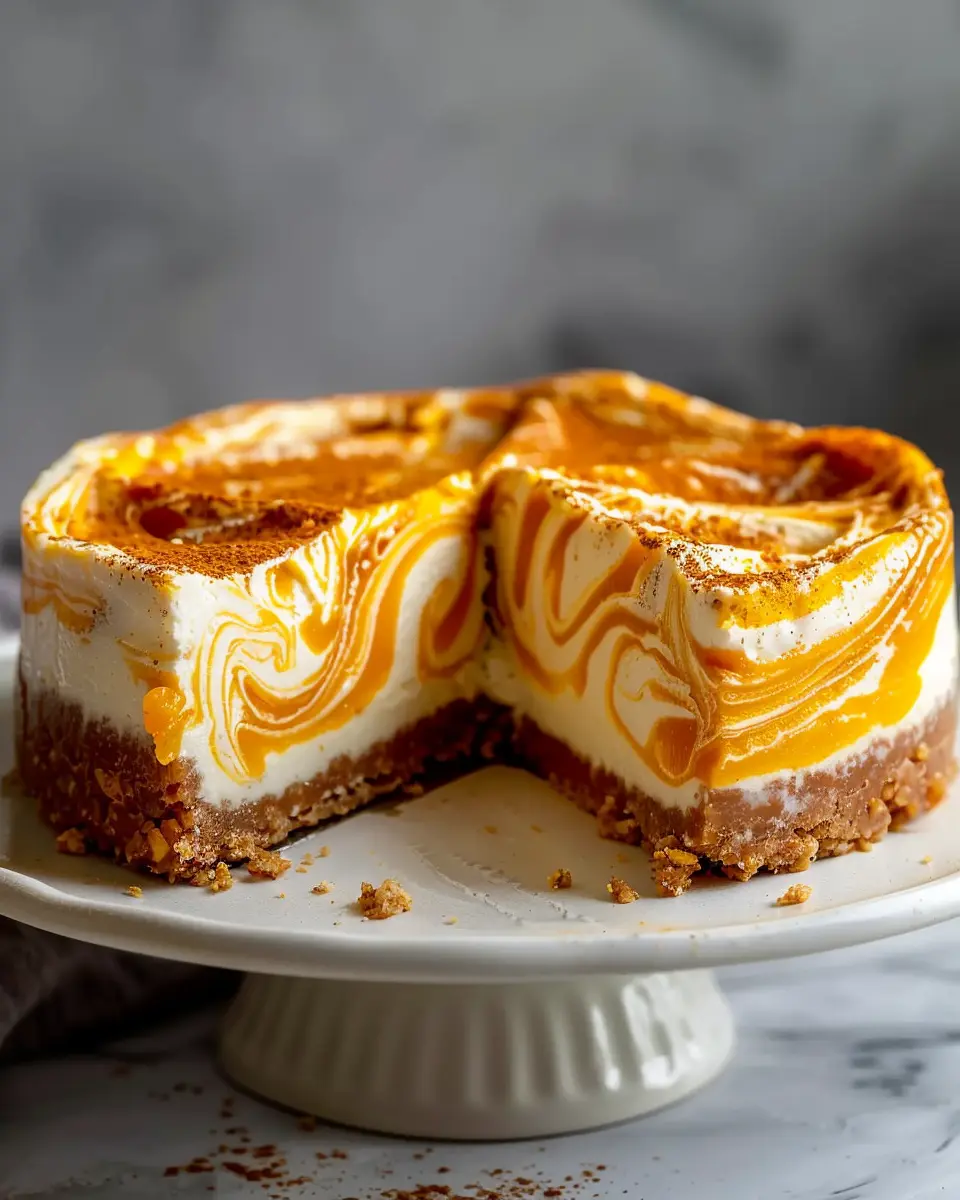 Cheesecake with Pumpkin Swirl: Indulgent Fall Delight You’ll Love