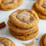 Brown Butter Pumpkin Snickerdoodle Cookies