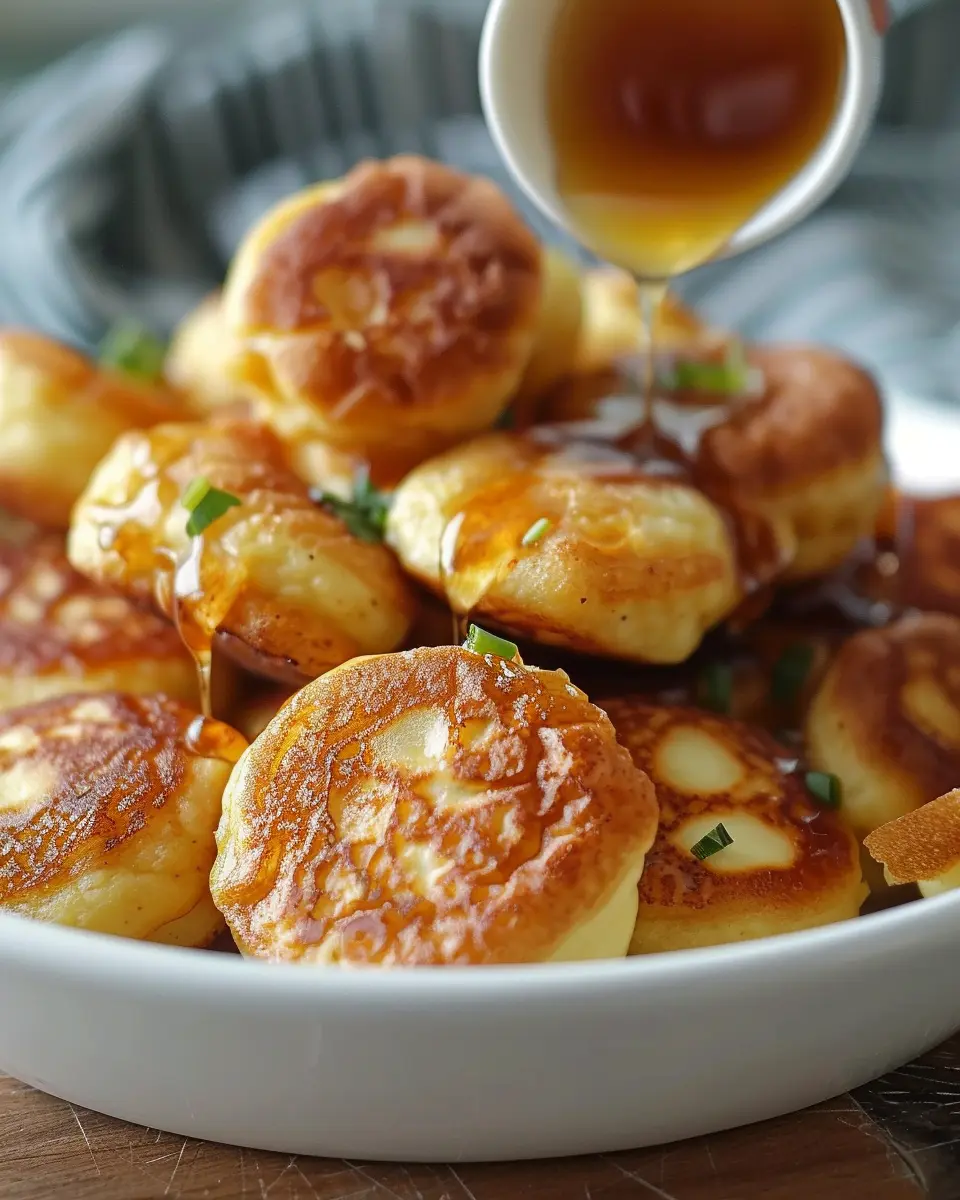 Breakfast pancake poppers: Easy bites with turkey bacon and chicken ham