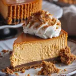 Pumpkin Cheesecake Gingersnap Crust