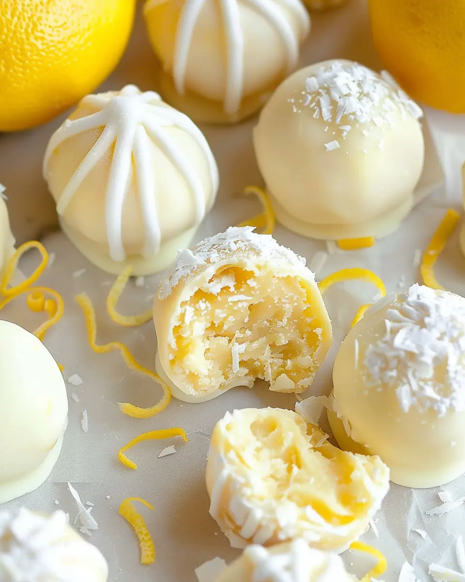 Lemon Truffles: Easy, Indulgent Treats for Homemade Happiness