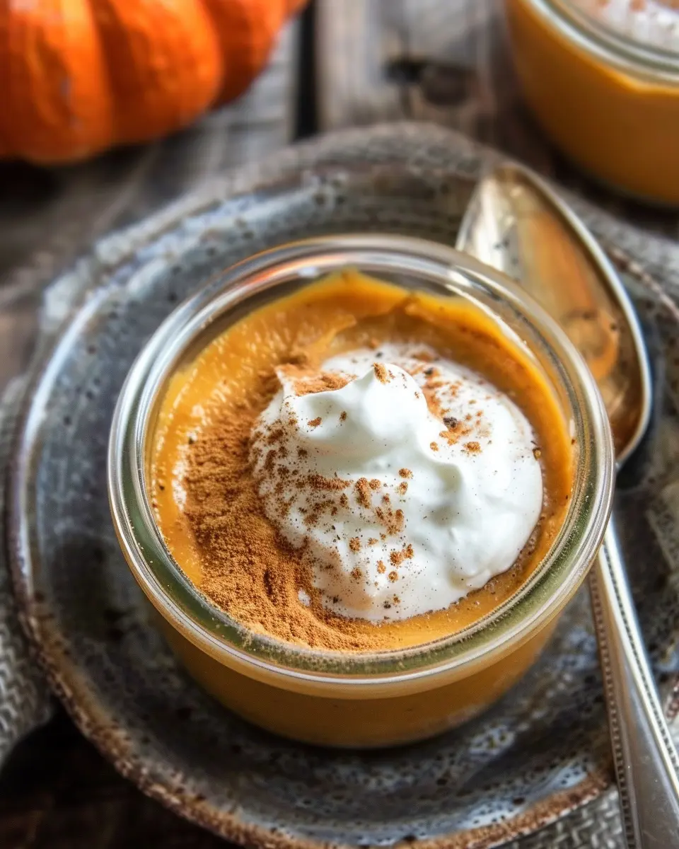 Pumpkin Pot de Crème: Indulgent Comfort in Every Spoonful
