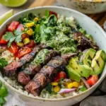 Cilantro Lime Steak Bowls