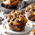Banana Chocolate Chip Streusel Muffins