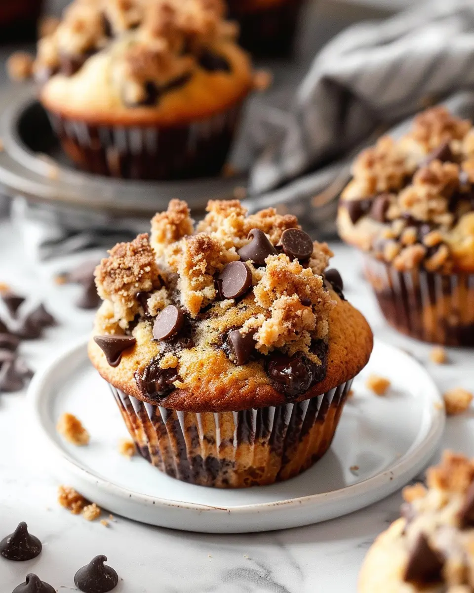 Banana Chocolate Chip Streusel Muffins: The Best Comfort Treat
