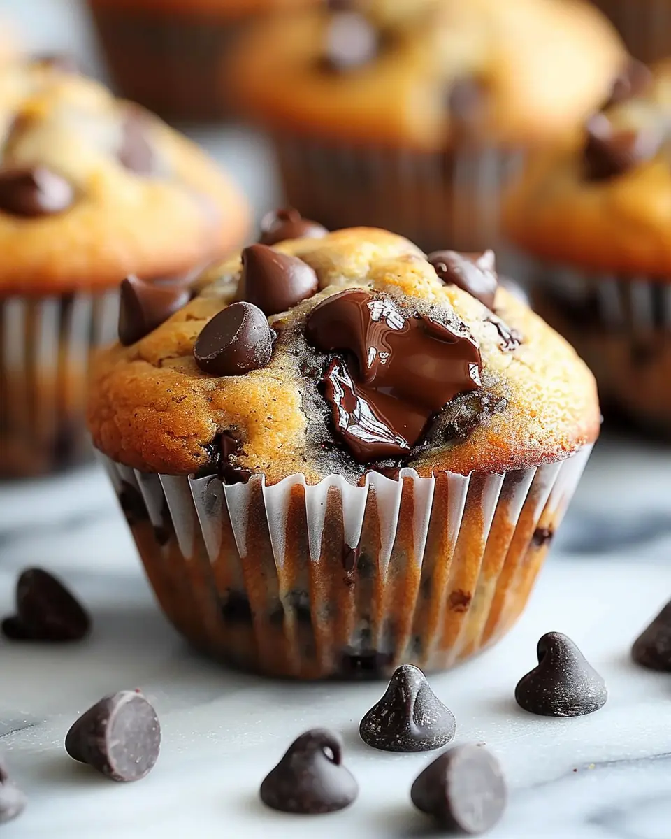 Banana Chocolate Chip Muffins That Melt in Your Mouth: A Joyful Treat for Everyone