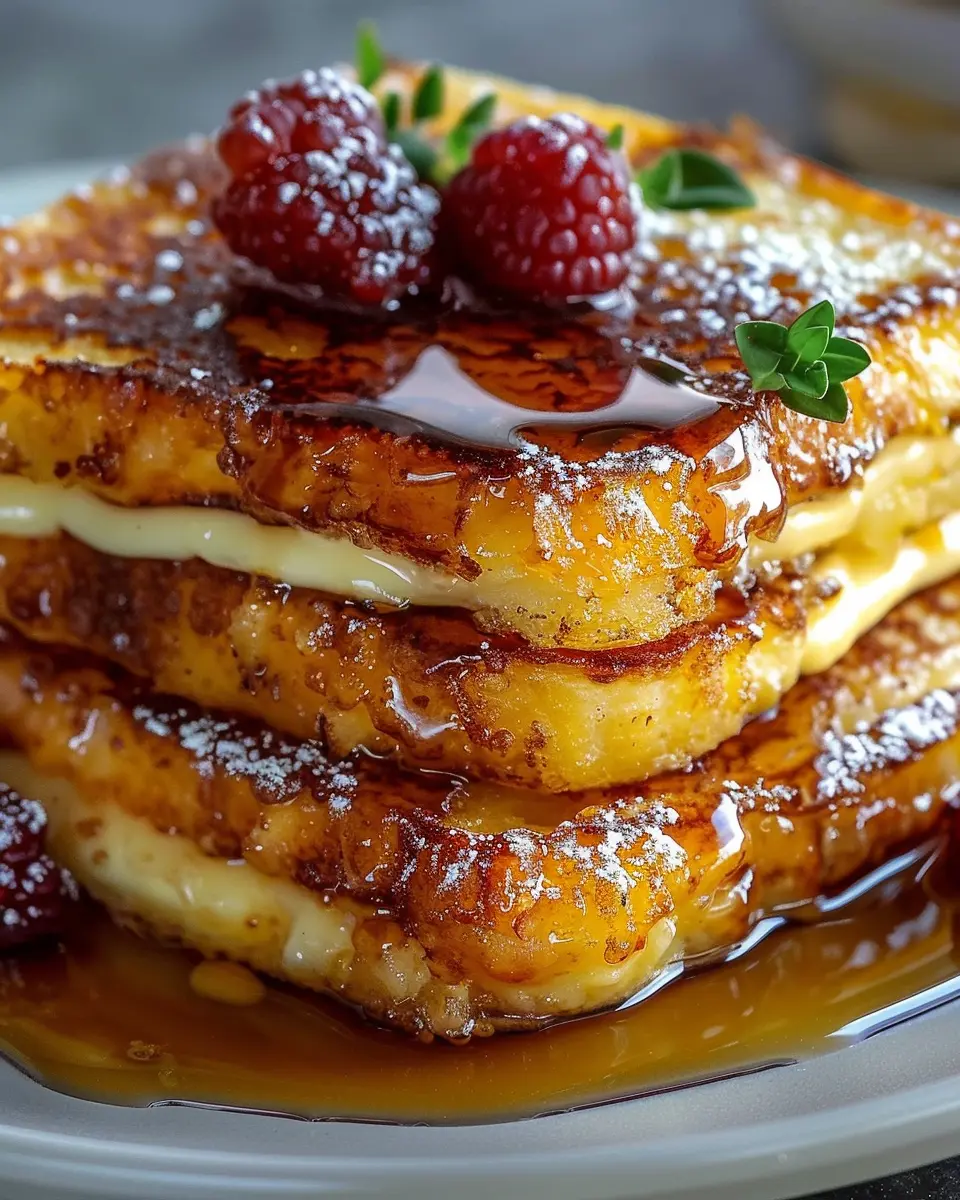Crème Brûlée French Toast: An Indulgent Morning Delight with Turkey Bacon
