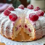 Raspberry Angel Food Cake