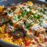 Steak Queso Rice