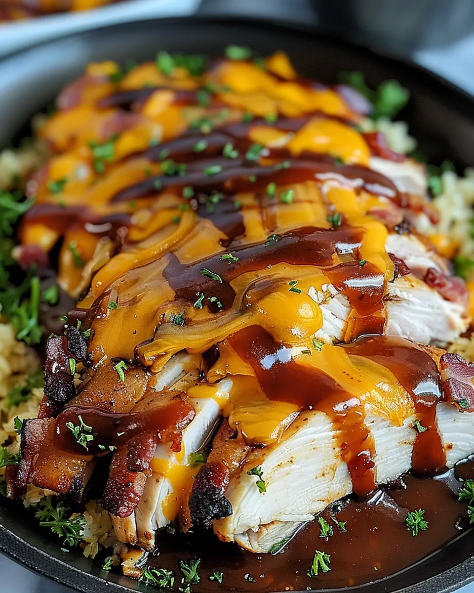 Cowboy BBQ Turkey Bacon Cheddar Chicken: A Juicy Delight at Home