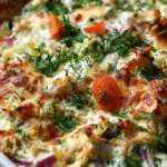 Dump-and-Bake Chicken Tzatziki Casserole